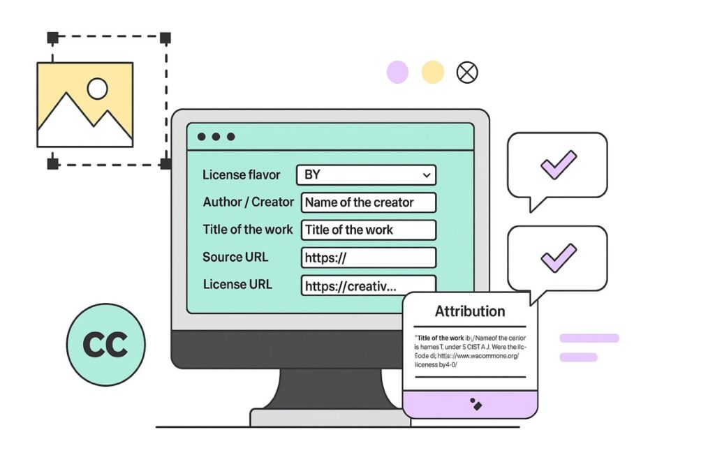 How to Cite Creative Commons: Attribution Line Generator (free tool)
